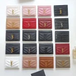 Quilted Metal Logo Card Holder